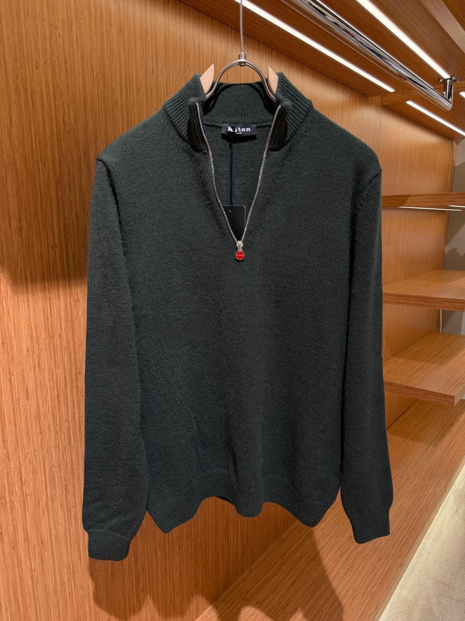 Kiton Yarım Fermuarlı Hırka Y