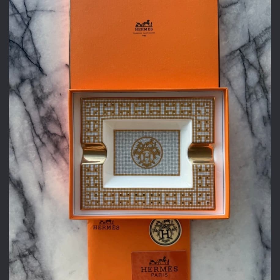 Hermes Mosaïque au 24 Gold Ashtary Porselen Küllük