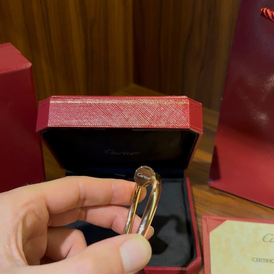 Cartier Çivi Gold Bileklik