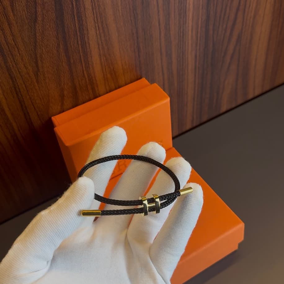 Hermes İp Bileklik ( Glenan H Trio Silk Bracelet )