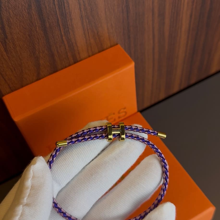 Hermes İp Bileklik ( Glenan H Trio Silk Bracelet )