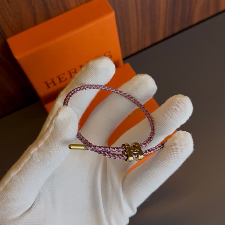 Hermes İp Bileklik ( Glenan H Trio Silk Bracelet )
