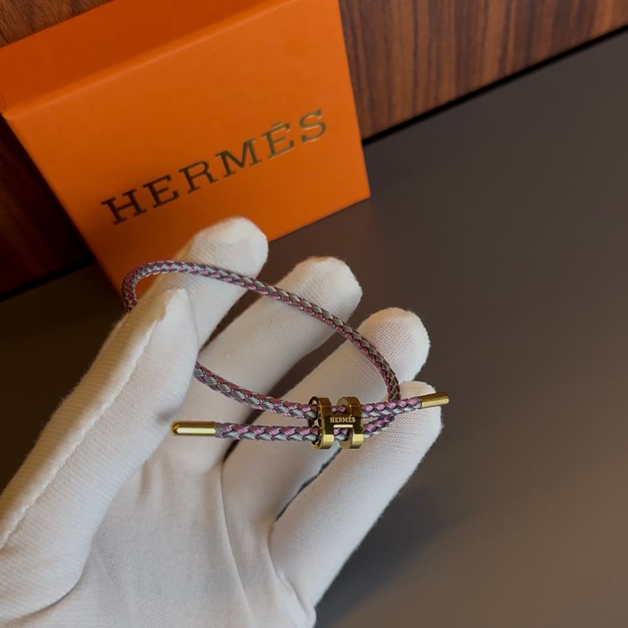 Hermes İp Bileklik ( Glenan H Trio Silk Bracelet )