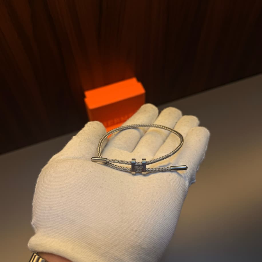 Hermes İp Bileklik (Glenan H Trio Silk Bracelet )