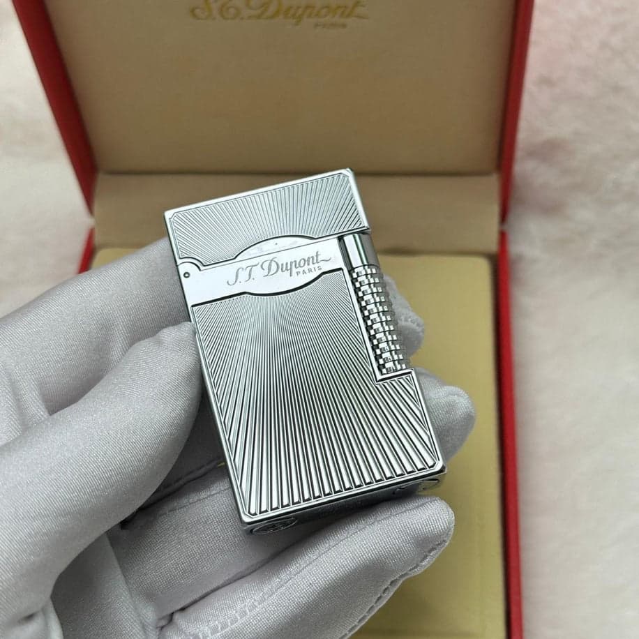 S.T. Dupont Le Grand Silver Puro Lighter — 1
