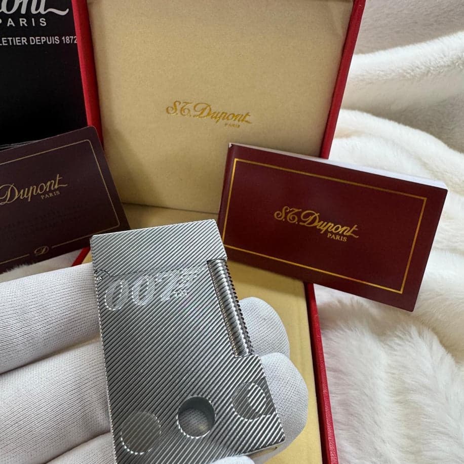 S.T. Dupont Le Grand Silver Puro Lighter — 1