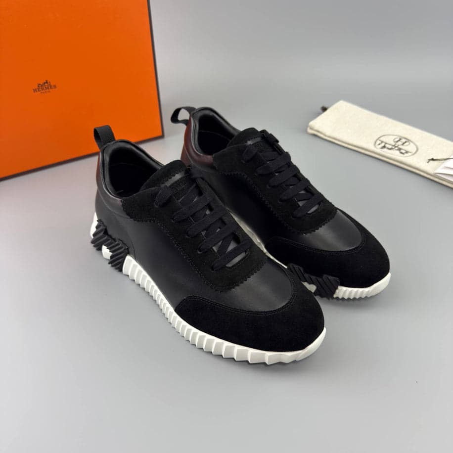 Hermes Bouncing Leather Sneakers — 1