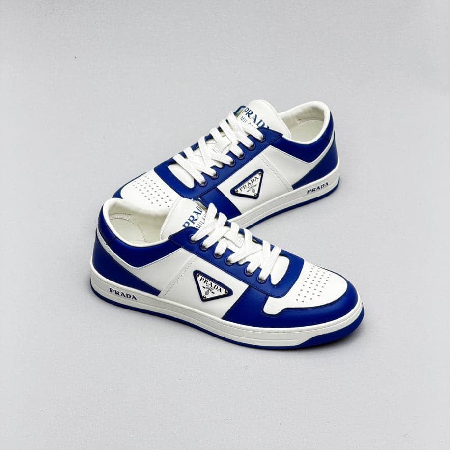 Prada Downtown Leather Sneakers — 1