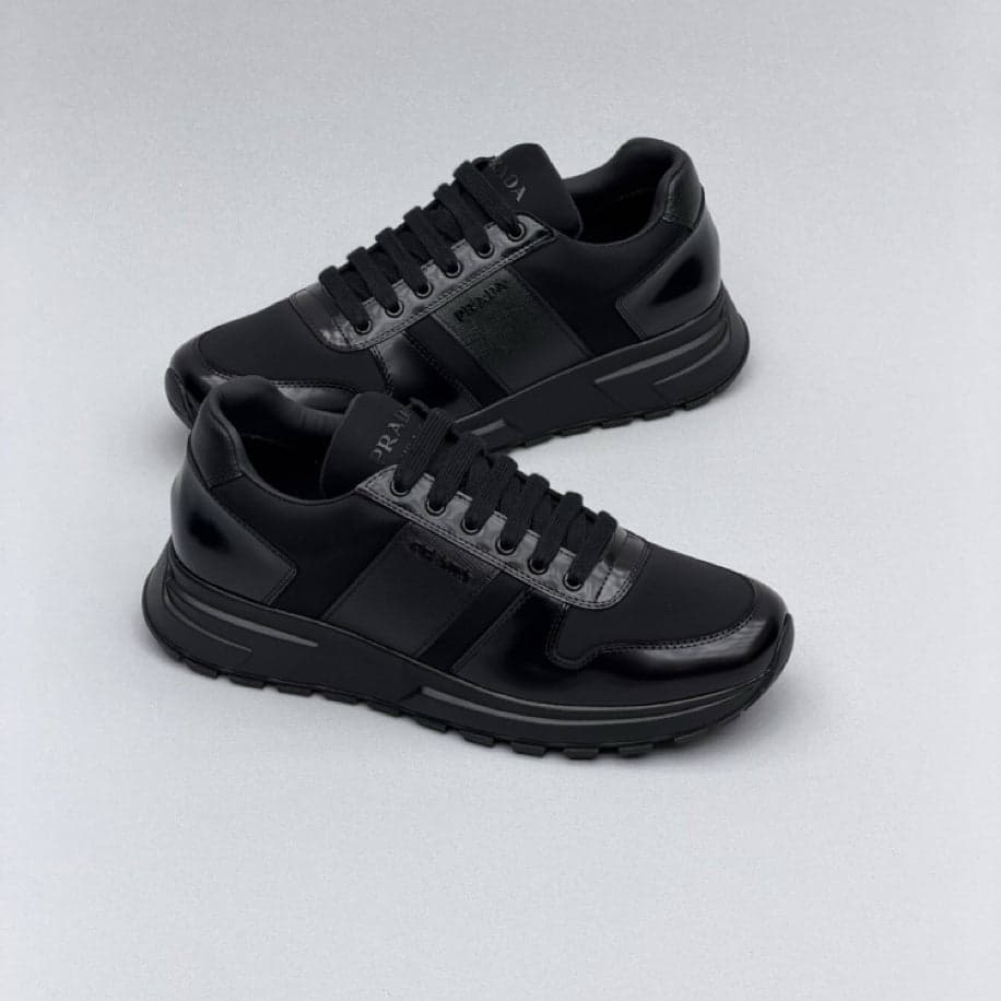 Prada Prax Leather Sneakers — 1