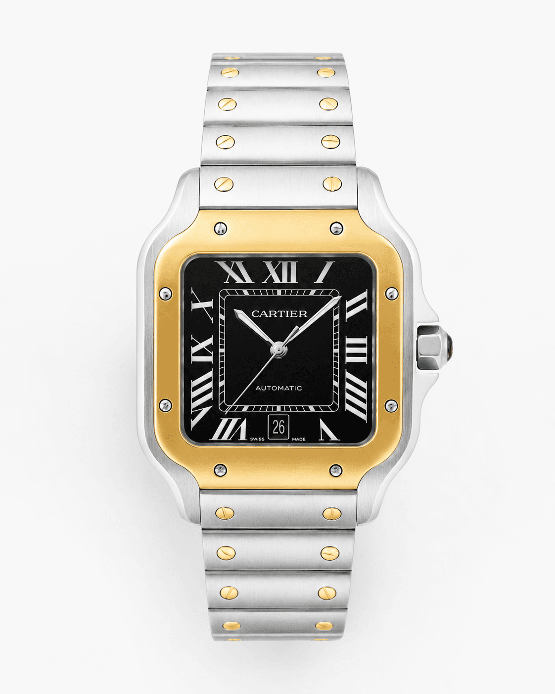 Cartier Santos Black Dial Large — 1