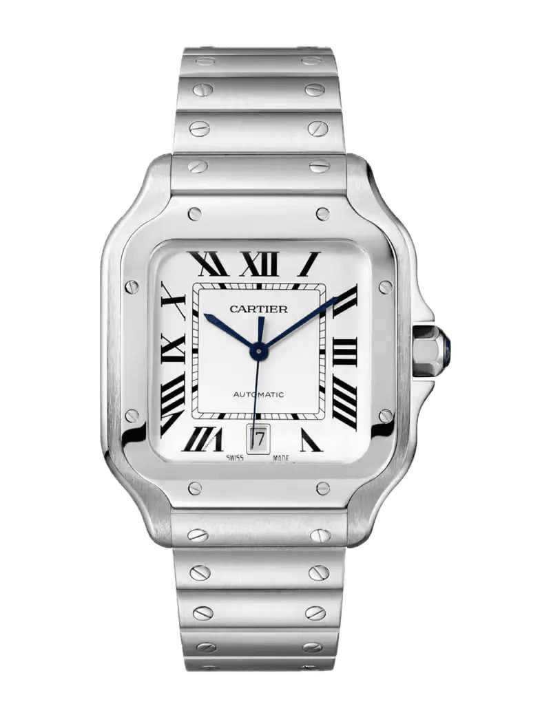 Cartier Santos White Dial Large — 1
