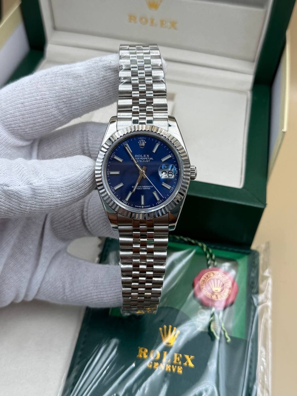 Rolex Datejust Blue Dial