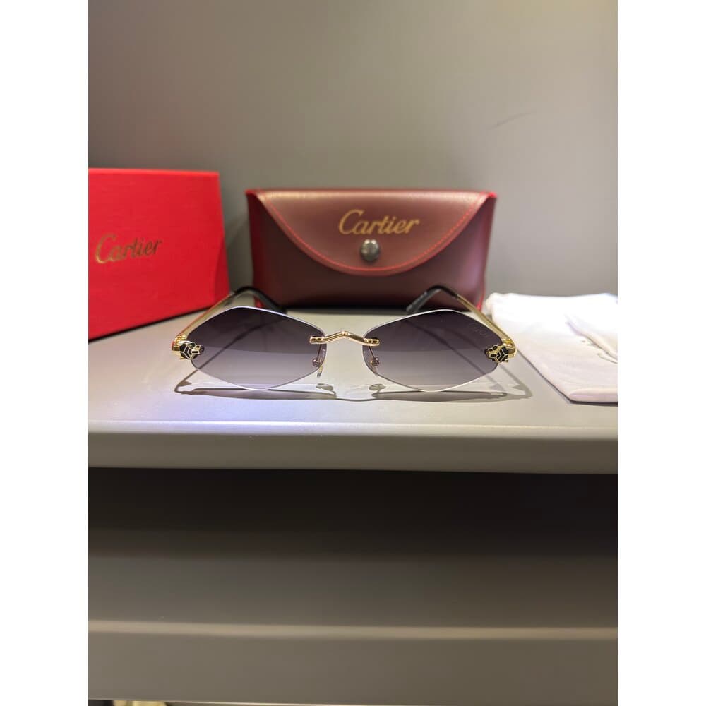 Cartier Gözlük Unisex ( Siyah Cam ) — 1