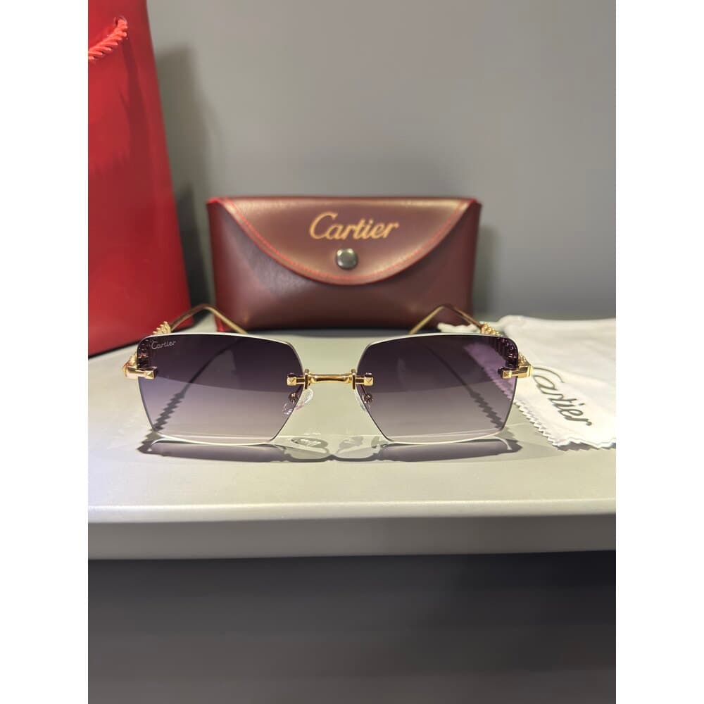 Cartier Gözlük Unisex ( Siyah Cam ) — 1