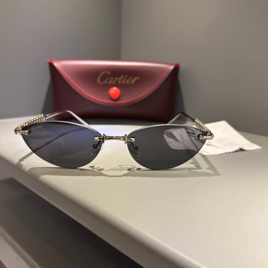 Cartier Unisex Gözlük (Silver ) — 1