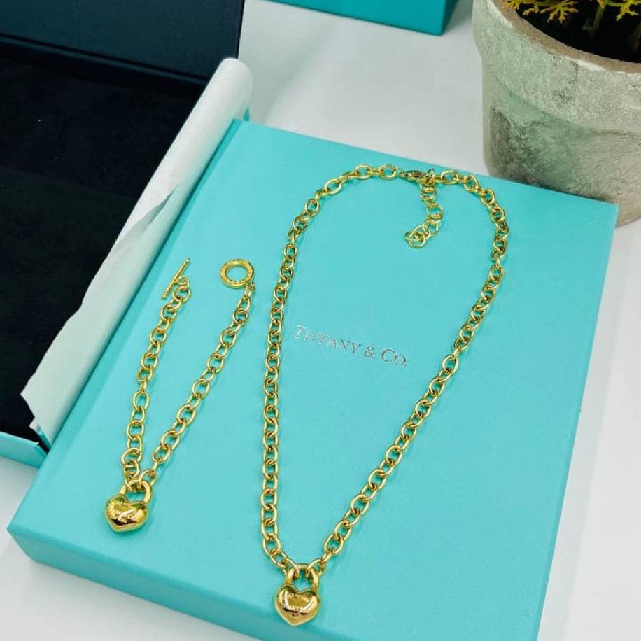 Tiffany Co Bileklik Kolye Set — 1