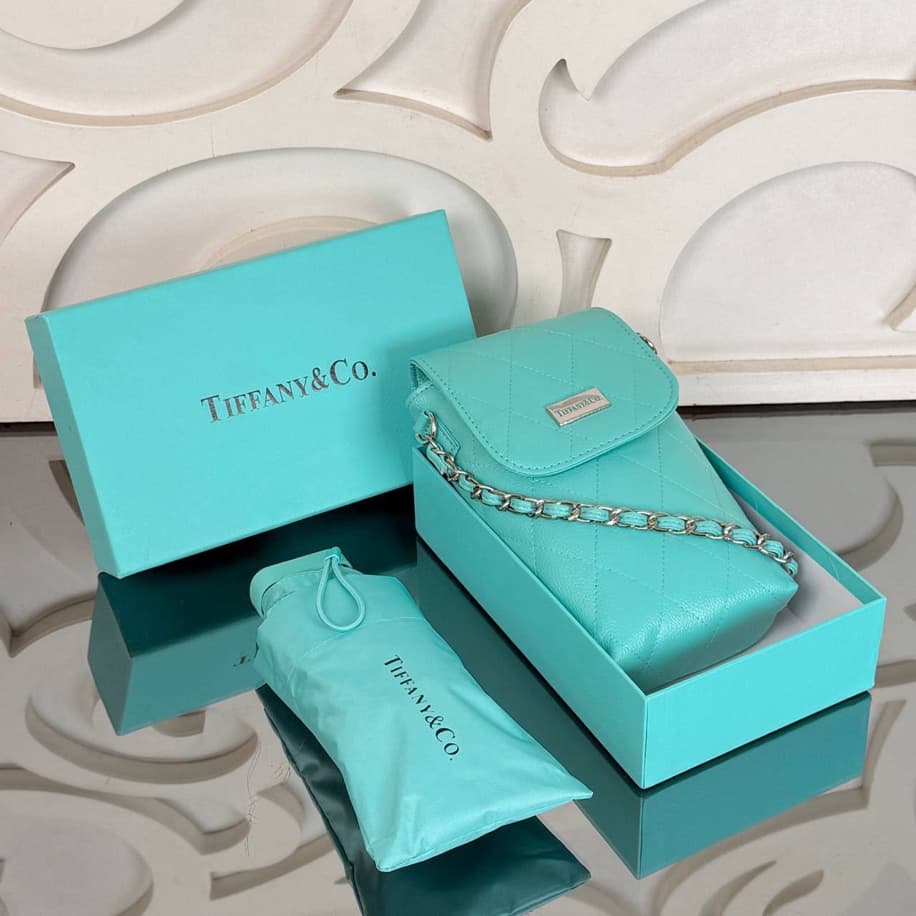 Tiffany&Co. Small Umbrella with Bag