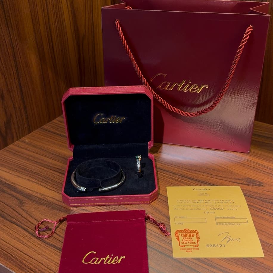 Cartier Silver Panthere Bileklik&Yüzük Set