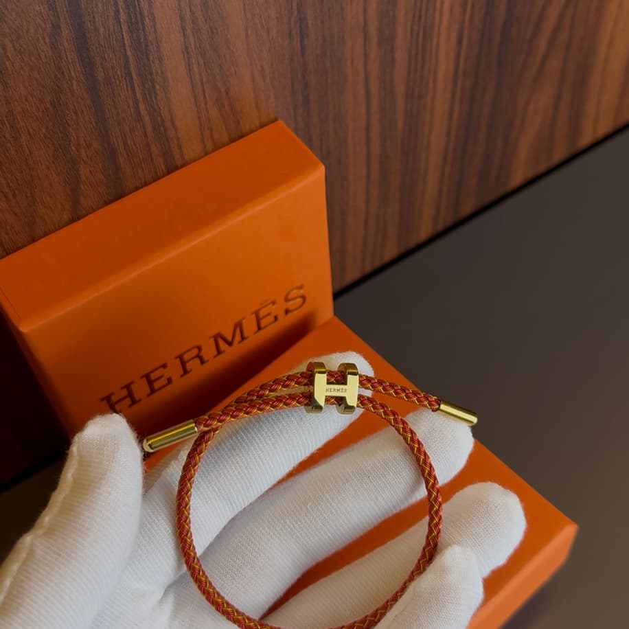 Hermes İp Bileklik ( Glenan H Trio Silk Bracelet )